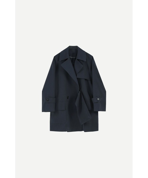Wide Belted Trench Jacket
