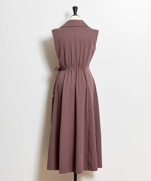 セール】ビーズフラワートレンチワンピース（ワンピース