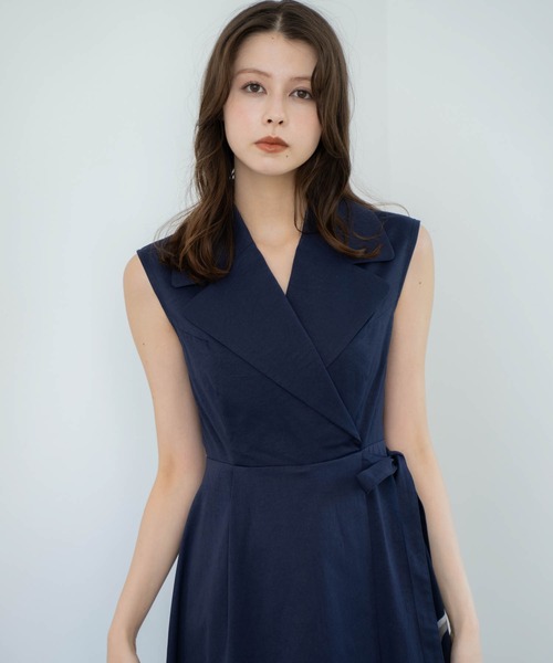 セール】ビーズフラワートレンチワンピース（ワンピース）｜NOELA