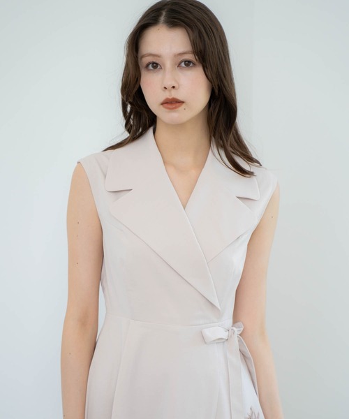 セール】ビーズフラワートレンチワンピース（ワンピース）｜NOELA