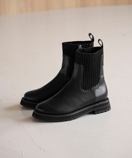 ストレッチ ショートブーツ 撥水（ブーツ）｜green label relaxing
