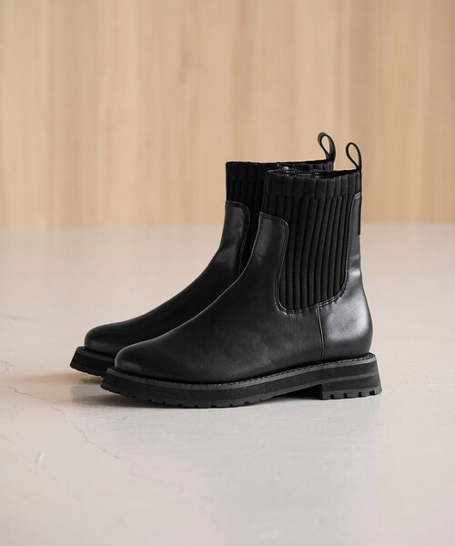 【green label relaxing】 ストレッチ ショートブーツ　撥水 ストレッチ ショートブーツ 撥水（ブーツ）｜green label relaxing