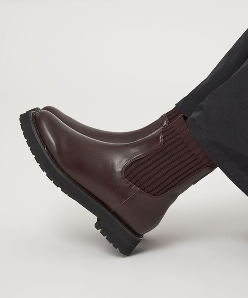 green label relaxing（グリーンレーベルリラクシング）の「ストレッチ ショートブーツ 撥水（ブーツ・レディース・ブラック/ダークブラウン/その他1・S/M/L/XL/XS）」の22枚目の写真