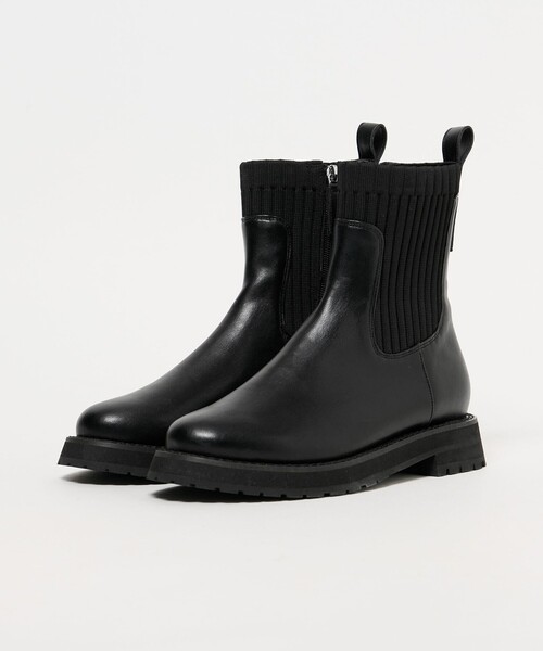 green label relaxing（グリーンレーベルリラクシング）の「ストレッチ ショートブーツ 撥水（ブーツ・レディース・ブラック/ダークブラウン/その他1・S/M/L/XL/XS）」の18枚目の写真