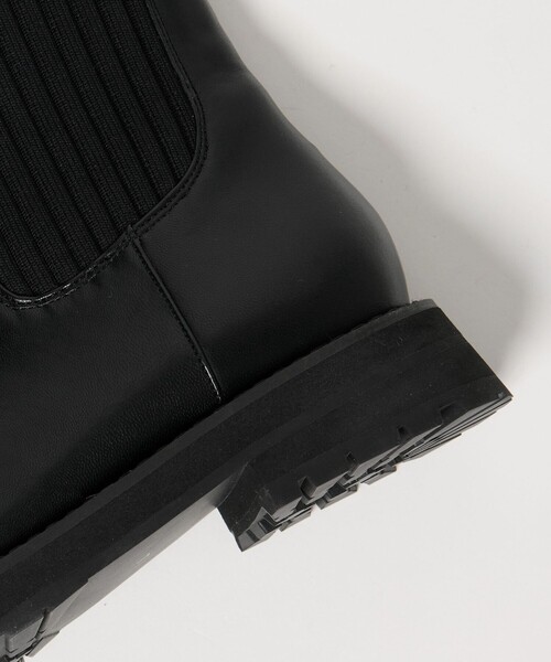 green label relaxing（グリーンレーベルリラクシング）の「ストレッチ ショートブーツ 撥水（ブーツ・レディース・ブラック/ダークブラウン/その他1・S/M/L/XL/XS）」の11枚目の写真