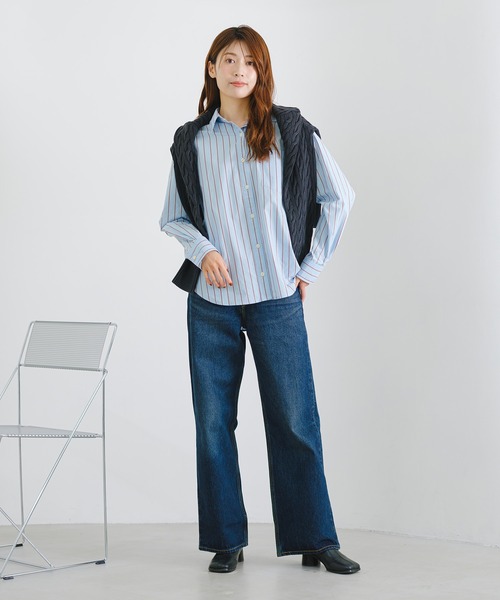 Levi's(リーバイス)の「Levi's/リーバイス ハーリー ボーイフレンドシャツ(シャツ/ブラウス・レディース・ブルー・XS/M/S)」の10枚目の写真