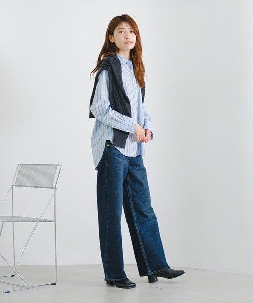 Levi's(リーバイス)の「Levi's/リーバイス ハーリー ボーイフレンドシャツ(シャツ/ブラウス・レディース・ブルー・XS/M/S)」の11枚目の写真