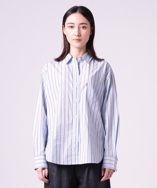 Levi's(リーバイス)の「Levi's/リーバイス ハーリー ボーイフレンドシャツ(シャツ/ブラウス・レディース・ブルー・XS/M/S)」の12枚目の写真