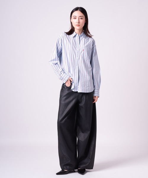 Levi's(リーバイス)の「Levi's/リーバイス ハーリー ボーイフレンドシャツ(シャツ/ブラウス・レディース・ブルー・XS/M/S)」の17枚目の写真