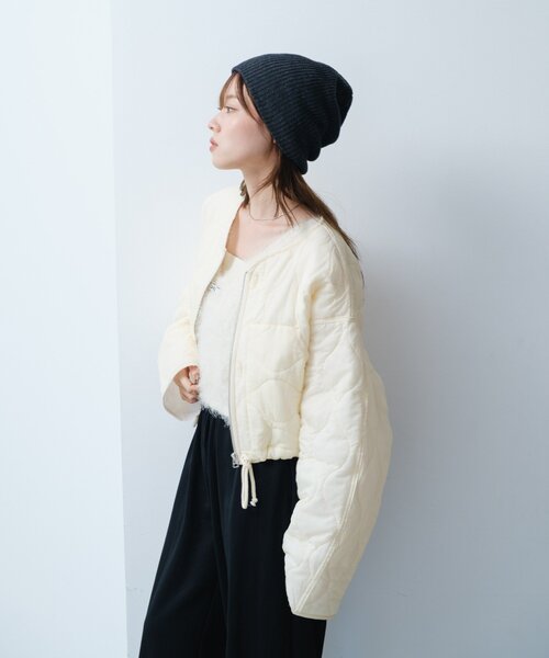 セール】キルティングショートジャケット（ブルゾン）｜Kastane