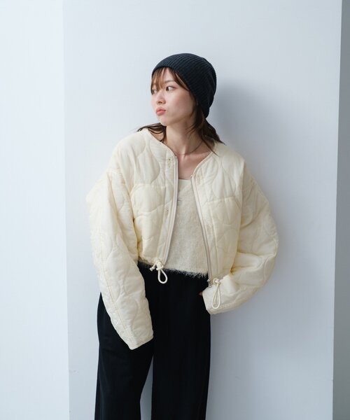 キルティングショートジャケット（ブルゾン）｜Kastane（カスタネ）の