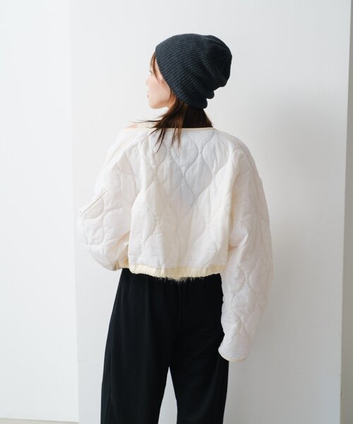 セール】キルティングショートジャケット（ブルゾン）｜Kastane