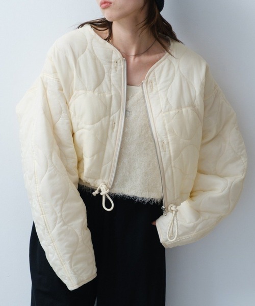 セール】キルティングショートジャケット（ブルゾン）｜Kastane