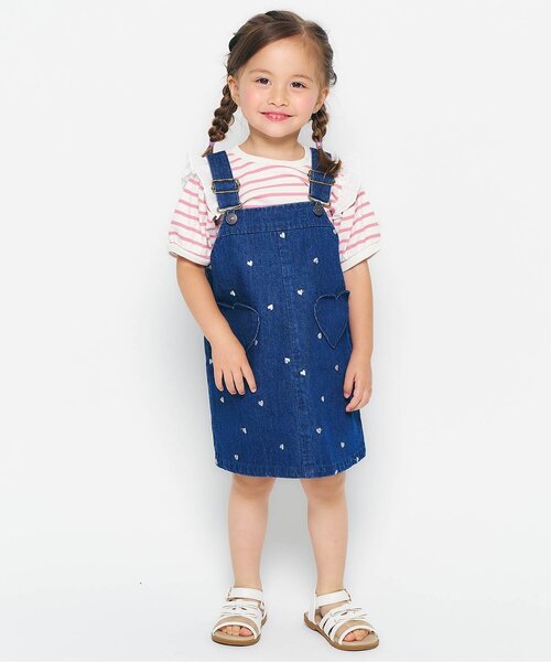 apres les cours（アプレレクール）の「【ジュニア対応】肩フリルフラワーモチーフTシャツ（Tシャツ/カットソー・キッズ・オレンジ/ブラウン/ピンク/グレー・80/90/100/110/120/130/140）」の15枚目の写真