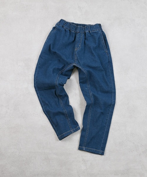 MARKEY'S（マーキーズ）の「デニムマチツキテーパードパンツ（その他パンツ・キッズ・ネイビー/ブルー・130/120/100/95/90/80/110/150/140）」の2枚目の写真