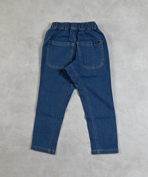MARKEY'S（マーキーズ）の「デニムマチツキテーパードパンツ（その他パンツ・キッズ・ネイビー/ブルー・130/120/100/95/90/80/110/150/140）」の3枚目の写真
