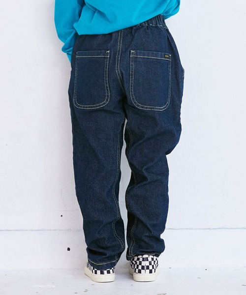MARKEY'S（マーキーズ）の「デニムマチツキテーパードパンツ（その他パンツ・キッズ・ネイビー/ブルー・130/120/100/95/90/80/110/150/140）」の7枚目の写真