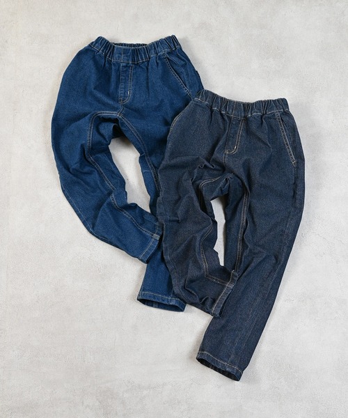 MARKEY'S（マーキーズ）の「デニムマチツキテーパードパンツ（その他パンツ・キッズ・ネイビー/ブルー・130/120/100/95/90/80/110/150/140）」の4枚目の写真