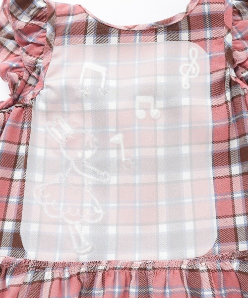 KP（ケーピー）の「mimiちゃんチェック＆ブルマ 上下セット（Tシャツ/カットソー・キッズ・ピンク/ブルー・80ｃｍ/90cm）」の7枚目の写真