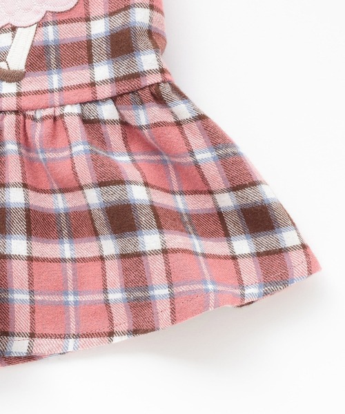 KP（ケーピー）の「mimiちゃんチェック＆ブルマ 上下セット（Tシャツ/カットソー・キッズ・ピンク/ブルー・80ｃｍ/90cm）」の6枚目の写真