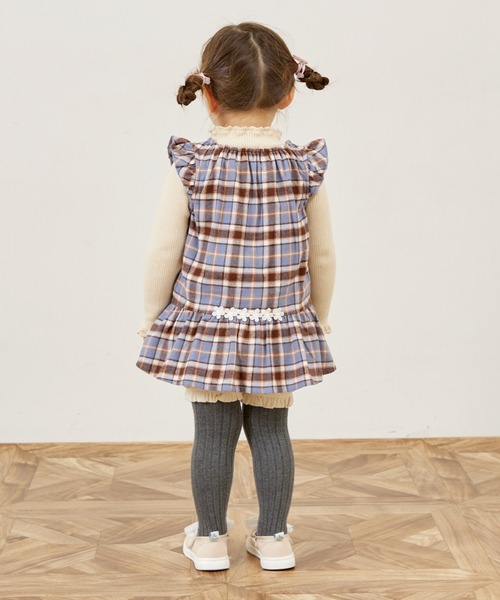 KP（ケーピー）の「mimiちゃんチェック＆ブルマ 上下セット（Tシャツ/カットソー・キッズ・ピンク/ブルー・80ｃｍ/90cm）」の19枚目の写真