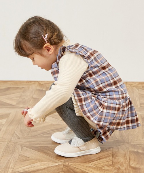 KP（ケーピー）の「mimiちゃんチェック＆ブルマ 上下セット（Tシャツ/カットソー・キッズ・ピンク/ブルー・80ｃｍ/90cm）」の14枚目の写真