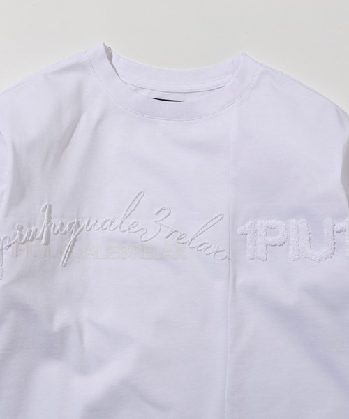 1PIU1UGUALE3 RELAX (ウノピゥウノウグァーレトレ リラックス)の「1PIU1UGUALE3 RELAX(ウノピゥウノウグァーレトレ リラックス)スウィッチングロゴ スマートシルエット シルケット生地 長袖Tシャツ(Tシャツ/カットソー・メンズ・カーキ/ブラック/ホワイト・S/M/L/XL/XXL)」の22枚目の写真