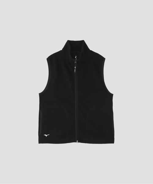 MARGARET HOWELL(マーガレットハウエル)の「WOOL NYLON COMPRESSED JERSEY(ステンカラーコート・レディース・セージグリーン/ブラック・2/1)」の4枚目の写真