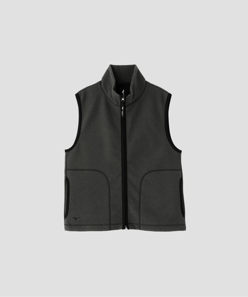 MARGARET HOWELL(マーガレットハウエル)の「WOOL NYLON COMPRESSED JERSEY(ステンカラーコート・レディース・セージグリーン/ブラック・2/1)」の9枚目の写真