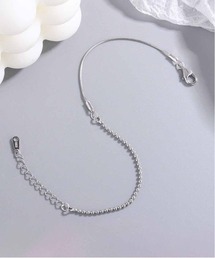 ALWAYS GOOD TIME | 【925シルバー刻印入り】金属アレルギー対応 デザインチェーンブレスレット(ブレスレット)