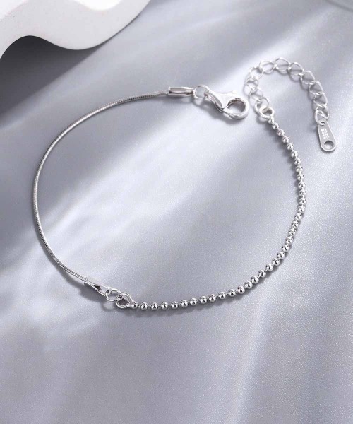 ALWAYS GOOD TIME（オルウェイズグッドタイム）の「【925シルバー刻印入り】金属アレルギー対応 デザインチェーンブレスレット（ブレスレット・レディース・ゴールド/シルバー・ONE SIZE）」の6枚目の写真
