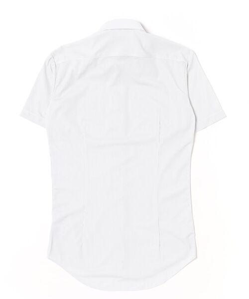 TOKYO SHIRTS(トウキョウシャツ)の「形態安定ノンアイロン ボタンダウン 半袖ストレッチビジネスワイシャツ(ビジネスシャツ・メンズ・グレー・首回り43cm/首回り42cm/首回り41cm/首回り39cm/首回り37cm)」の7枚目の写真