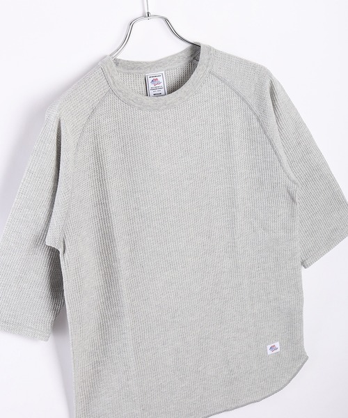 JEMORGAN(ジェーイーモーガン)の「JEMORGAN / ジェーイーモーガン ワッフル生地 7分袖ラグランT(Tシャツ/カットソー・メンズ・カーキ/サックスブルー/ブラック/杢グレー/ナチュラル/ネイビー/ホワイト・L/XL/M)」の16枚目の写真