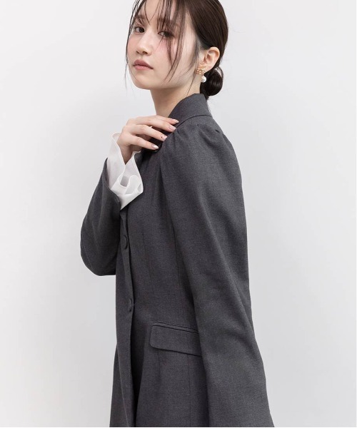 RANDA(ランダ)の「ジャケットミニワンピース(ワンピース・レディース・ブラウン/グレー/ブラック・1/0)」の11枚目の写真