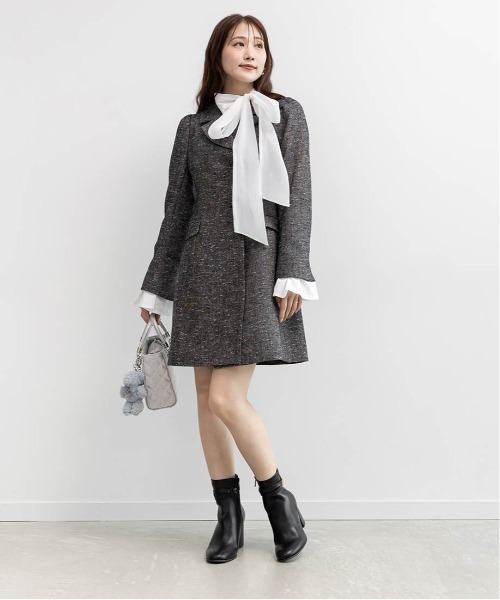 RANDA(ランダ)の「ジャケットミニワンピース(ワンピース・レディース・ブラウン/グレー/ブラック・1/0)」の16枚目の写真