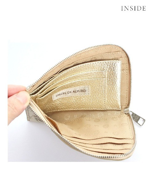 サロンドアルファード スリースター L字ミニ財布 スリースター L字ミニ財布 1663