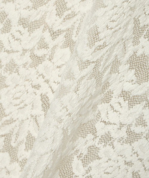 an another angelus（アンアナザーアンジェラス）の「ローズレース長袖トップス（Tシャツ/カットソー・レディース・オフホワイト/アイボリー・FREE）」の13枚目の写真