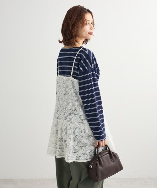 Green　Parks（グリーンパークス）の「レースキャミチュニック（キャミソール・レディース・ホワイト・FREE）」の17枚目の写真