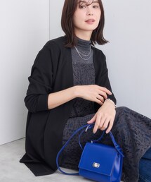 【洗える】着流しロングカーディガン