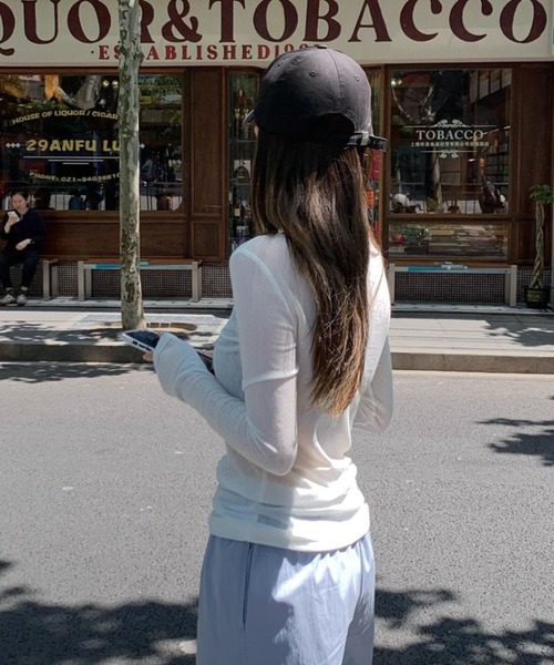 Vipoa(ヴィポア)の「Cord embroidery retro sheer tops(Tシャツ/カットソー・レディース・ホワイト・FREE)」の14枚目の写真