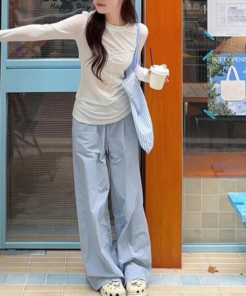 Vipoa(ヴィポア)の「Cord embroidery retro sheer tops(Tシャツ/カットソー・レディース・ホワイト・FREE)」の21枚目の写真