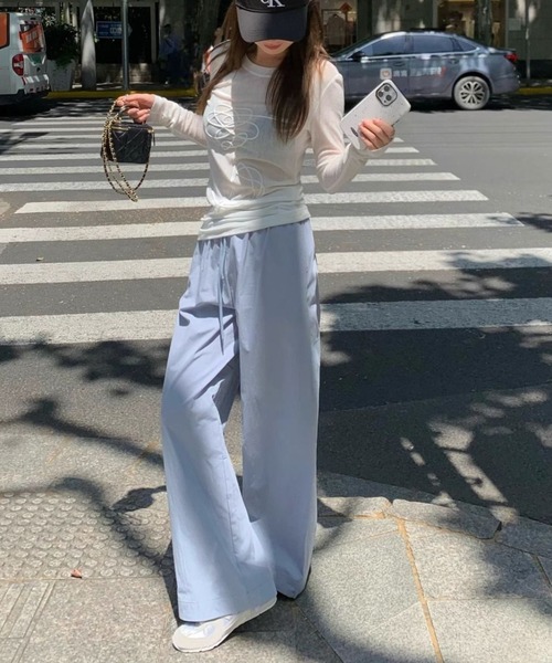 Vipoa(ヴィポア)の「Cord embroidery retro sheer tops(Tシャツ/カットソー・レディース・ホワイト・FREE)」の18枚目の写真