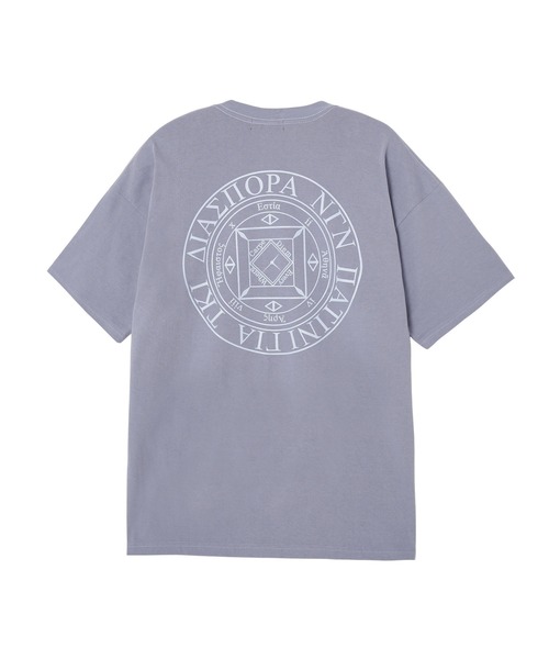 Diaspora Skateboards（ディアスポラスケートボーズ）の「Diaspora Skateboards Thousand Magic Circle Tee 24SS-DSP-HW05（Tシャツ/カットソー・メンズ・ライトブルー/チャコールグレー・M/L）」の4枚目の写真