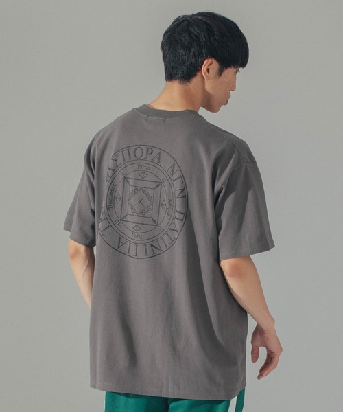 Diaspora Skateboards（ディアスポラスケートボーズ）の「Diaspora Skateboards Thousand Magic Circle Tee 24SS-DSP-HW05（Tシャツ/カットソー・メンズ・ライトブルー/チャコールグレー・M/L）」の7枚目の写真