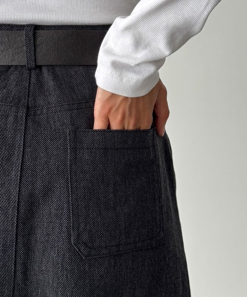 CANAL JEAN（キャナルジーン）の「diggity　ツイルミニスカート（スカート・レディース・ブラック・SMALL/MEDIUM）」の9枚目の写真