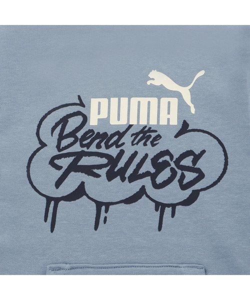 PUMA(プーマ)の「PUMA プーマ ボーイズ ミッド90S フーディ 120-160cm(パーカー・キッズ・ブラック/サックスブルー/ダークベージュ・160/120/130/140/150)」の6枚目の写真