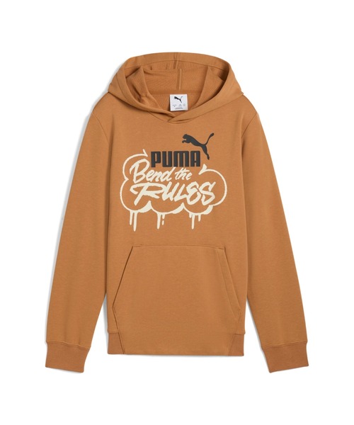 PUMA(プーマ)の「PUMA プーマ ボーイズ ミッド90S フーディ 120-160cm(パーカー・キッズ・ブラック/サックスブルー/ダークベージュ・160/120/130/140/150)」の2枚目の写真