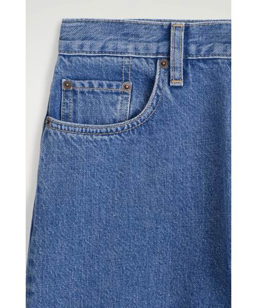 COS デニム ダイアルワイドレッグジーンズ ブラック サイズ24 ワイド