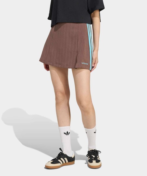 adidas(アディダス)の「テーラードスカート / アディダスオリジナルス adidas Originals(スカート・レディース・ブラウン/カーキ・XX-LARGE/LARGE/MEDIUM/SMALL/X-LARGE/X-SMALL)」の2枚目の写真