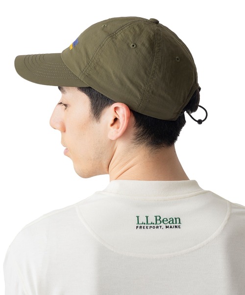 L.L.Bean（エルエルビーン）の「ナイロン・フレキシブル・キャップ（キャップ・メンズ・ブラック/ネイビー/グリーン・LARGE）」の5枚目の写真